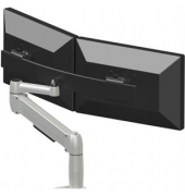 Space arm beam Monitorarm 7-14kg dual silber