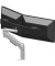 Space arm beam Monitorarm 7-14kg dual silber
