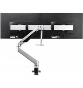 Monitorarm 2-10kg dual silber