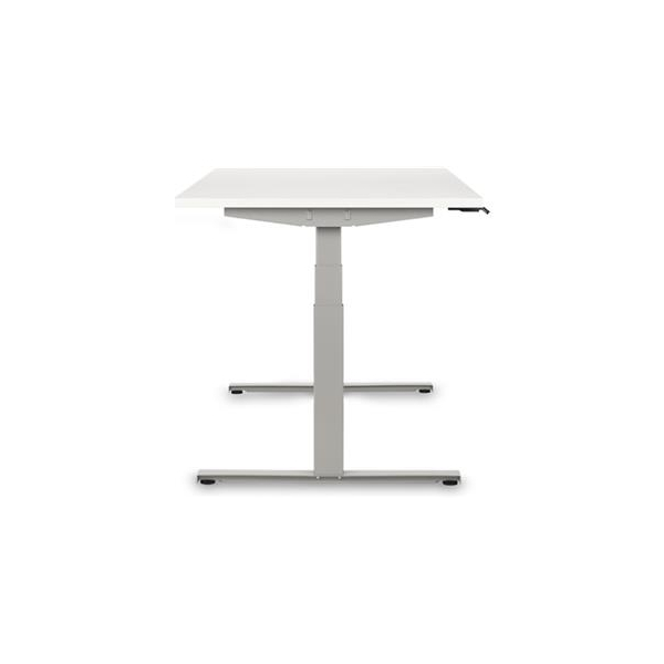 8719274674429 - BakkerElkhuizen Work and Move Sitz-Stehschreibtisch Platte Rechteckig Weiß 1600 (B) x 800 (T) x 25 (H) mm Spanplatte 8719274674429 - BakkerElkhuizen Work and Move Sitz-Stehschreibtisch Platte Rechteckig Weiß 1600 (B) x 800 (T) x 25 (H) mm Spanplatte