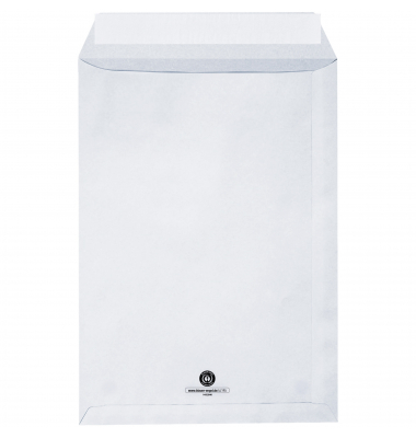Versandtaschen oeco, C4, mit Fenster, haftklebend, 90g, weiß