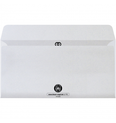 Briefumschlag oeco 2887 Din Lang ohne Fenster selbstklebend 75g weiß
