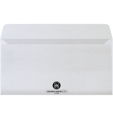 Briefumschlag oeco 2886 Din Lang mit Fenster selbstklebend 75g weiß