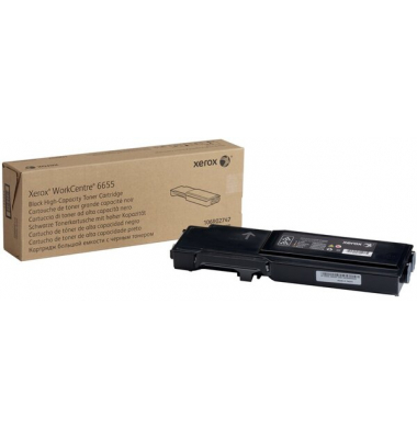 Toner Cartridge, HC, für Phaser 6655, schwarz, für ca. 7.500 Seiten