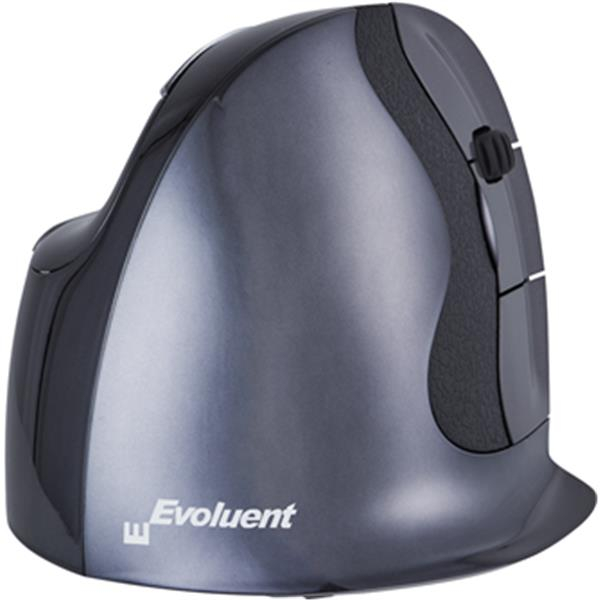 8719274673071 - Vertikalmaus BakkerElkhuizen Evoluent D wireless small ergonomisch USB 5 Tasten inkl Scrollrad verchromt