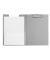 Klemmbrettmappe mit Folienüberzug 2339295, A4, silber, Karton mit Kunststoffüberzug, inkl Aufhängeöse