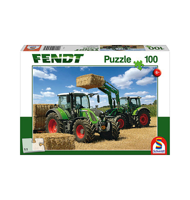 Schmidt Fendt Vario mit Frontlader Puzzle 100 Teile