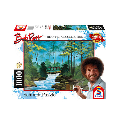 Schmidt Bob Ross Abgelegene Brücke Puzzle 1000 Teile Schmidt Bob Ross Abgelegene Brücke Puzzle 1000 Teile