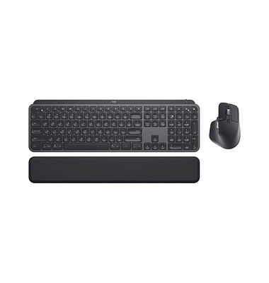 Logitech MX Keys Combo for Business Tastatur-Maus-Set kabellos schwarz