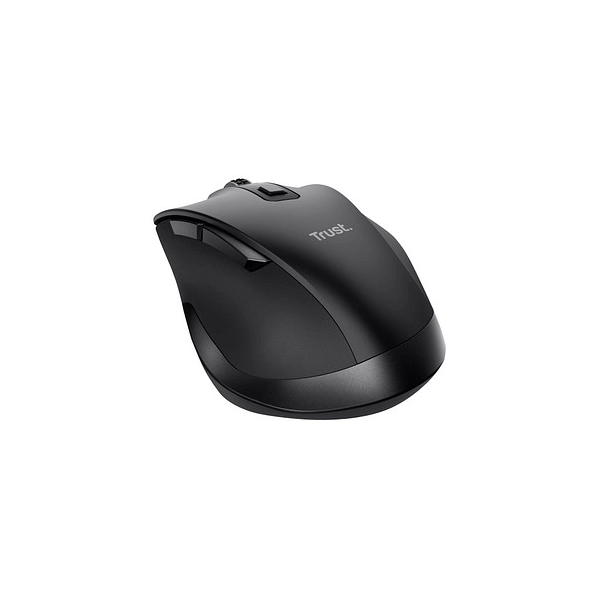 8713439247275 - FYDA Kabellose ergonomische Maus Funk Optisch Schwarz 6 Tasten 2400 dpi Ergonomisch Wiederaufladbar