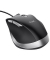 Trust Fyda Comfort Eco Maus ergonomisch kabelgebunden schwarz, silber