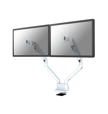Neomounts by Newstar Monitor-Halterung FPMA-D750DWHITE2 weiß, Tischklemme, Tischbohrung