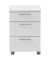 MÖBELPARTNER Rollcontainer lichtgrau 3 Auszüge 41,0 x 49,6 x 60,0 cm