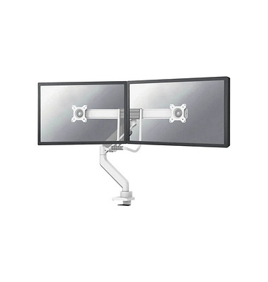 Neomounts by Newstar Monitor-Halterung DS75-450WH2 weiß, Tischklemme, Tischbohrung