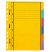 Kartonregister FACT!plus 1066585, 6teilig blanko, A4, 225 g/m², 6-teilig