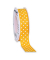 Geschenkband NEW LIFE DOTS 8572520-705,  weiße Punkte, 25mm x 20m, gelb