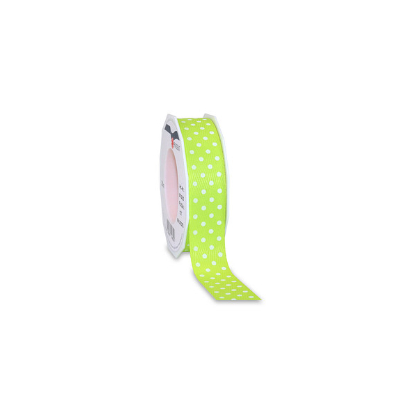 4009236146656 - Geschenkband NEW LIFE DOTS 8572520-127 weiße Punkte 25mm x 20m hellgrün 4009236146656 Präsent 4009236146656 - Geschenkband NEW LIFE DOTS 8572520-127 weiße Punkte 25mm x 20m hellgrün 4009236146656 Präsent