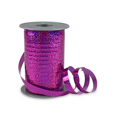 Geschenkband HOLLY 1979-606, 10mm x 200m, magenta Geschenkband HOLLY 1979-606, 10mm x 200m, magenta