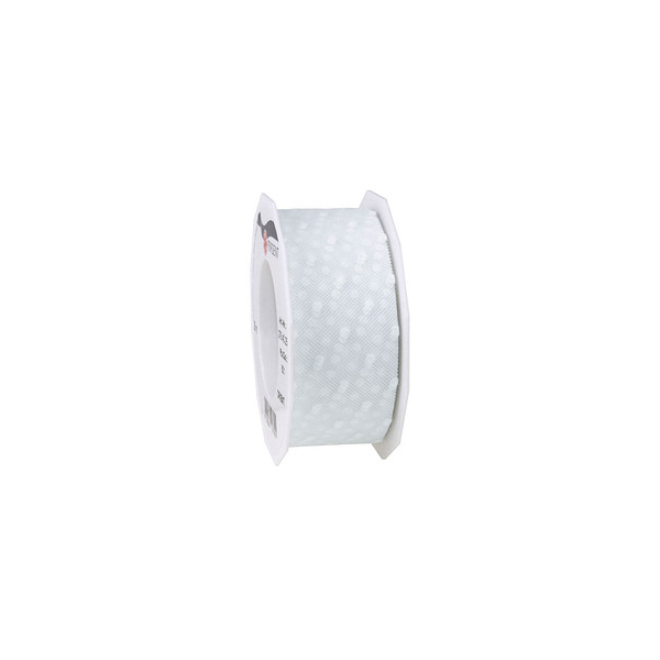 4009236517555 - Geschenkband ORIENT TÜLL MIT PUNKTEN 2764025-601 weiße Punkte 40mm x 25m weiß 4009236517555 Präsent 4009236517555 - Geschenkband ORIENT TÜLL MIT PUNKTEN 2764025-601 weiße Punkte 40mm x 25m weiß 4009236517555 Präsent