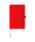 Notizbuch Q22 25-757, Tucson, rot, A6, kariert, 80g, 96 Blatt / 192 Seiten