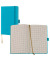 Notizbuch Q22 25-930, Tucson, blau, A6, kariert, 80g, 96 Blatt / 192 Seiten