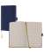Notizbuch Q22 25-481, Tucson, blau, A6, kariert, 80g, 96 Blatt / 192 Seiten