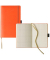 Notizbuch Q25 25-452, Tucson, orange, A5, kariert, 80g, 120 Blatt / 240 Seiten