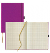 Notizbuch Q28 25-477, Tucson, violett, A4, kariert, 80g, 120 Blatt / 240 Seiten