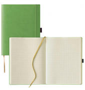 Notizbuch Q28 25-927, Tucson, grün, A4, kariert, 80g, 120 Blatt / 240 Seiten