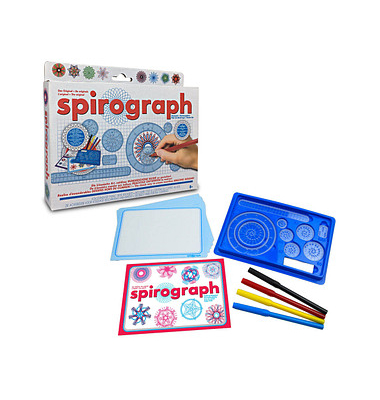 BOTI Bastelset Spirograph Starterkit mehrfarbig
