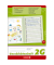 Geschichtenheft 10-4499102, Lineatur 2G / Schreiblern-Lineatur, A4, 90g, grün/rot, 16 Blatt / 32 Seiten