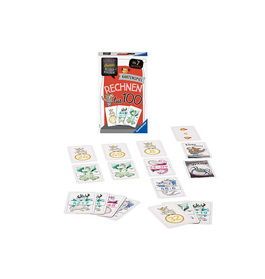 Ravensburger Lernen Lachen Selbermachen: Rechnen bis 100 Kartenspiel