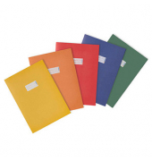 5 HERMA Heftumschläge farbsortiert Papier DIN A4