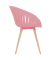 2 Topstar Schalenstühle T2023 FZ20EIR-2 rose Kunststoff