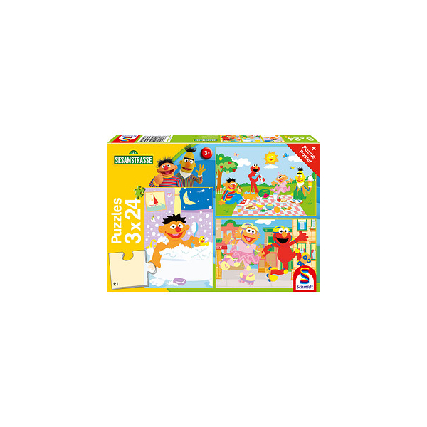 4001504564575 - Sesamstrasse Sachen machen Puzzle 3 x 24 Teile 4001504564575 Schmidt 4001504564575 - Sesamstrasse Sachen machen Puzzle 3 x 24 Teile 4001504564575 Schmidt