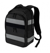 DICOTA Rucksack Hi-Vis Kunstfaser schwarz