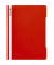 Schnellhefter 102011020, A4+, rot, Polyvinylchlorid (PVC), Vorderdeckel transparent
