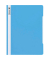 Schnellhefter 102011032, A4+, hellblau, Polyvinylchlorid (PVC), Vorderdeckel transparent
