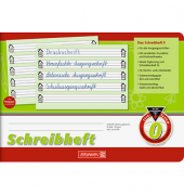 Schreiblernheft 10-45940, Lineatur 0 / Schreiblern-Lineatur, A5 quer, 90g, grün, 16 Blatt / 32 Seiten