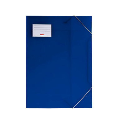 Heftbox FACT!pp 104705330, A3 blau transparent, Polypropylen (PP)