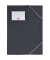 Heftbox FACT!pp 104160480, A4 grau transparent, Polypropylen (PP)