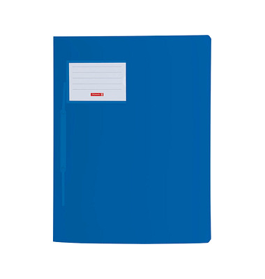 Schnellhefter FACT! 102015030, A4, blau transluzent, Polypropylen (PP), Vorderdeckel transluzent