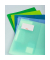 Schnellhefter FACT! 102015030, A4, blau transluzent, Polypropylen (PP), Vorderdeckel transluzent
