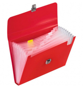 BRUNNEN Fächermappe FACT!pp 10 Fächer rot