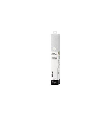 cricut™ Smart Iron-On Glitzer Aufbügelfolie silber Effekt-Folie 33,0 cm x 0,9 m,  1 Rolle