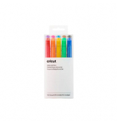 ™ Regenbogenfarben Glitzer-Gelstifte für Schneideplotter farbsortiert (rot, orange, gelb, grün, blau, violett, pink, hellb Schne