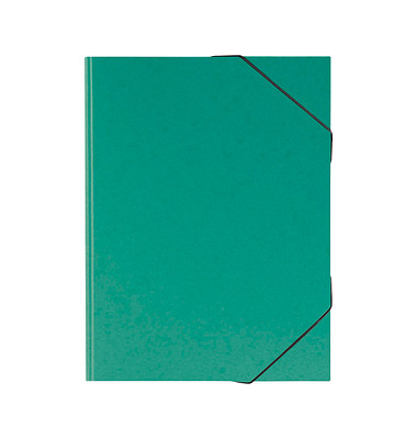 Zeichenmappe FACT!plus 104708359, A3 grün, Karton 600g, 3 Einschlagklappen, 2 Gummizüge (Eckspanngummis) Zeichenmappe FACT!plus 104708359, A3 grün, Karton 600g, 3 Einschlagklappen, 2 Gummizüge (Eckspanngummis)