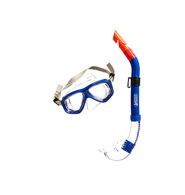 BESTSPORTING Schnorchelset jugend Anaconda blau