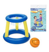 Bestway Wasser-Basketballkorb mit Ball mehrfarbig