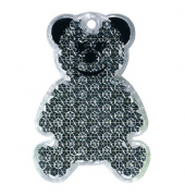 Schlüsselanhänger Bär transparent